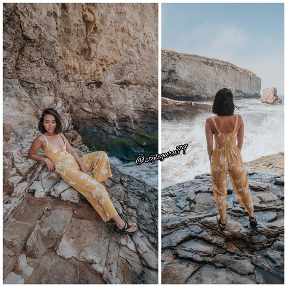 NWT, Anthropologie, Faithfull Gemma Jumpsuit - Picture 6 of 6